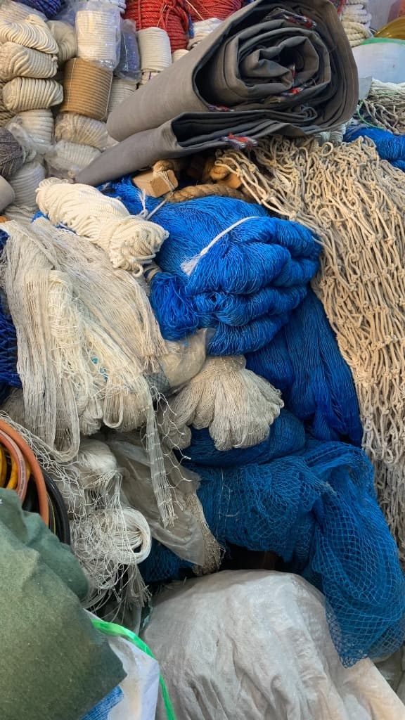 Agricultural Green Shade Net and industrial netting bundle Bohrapir Karachi warehouse
