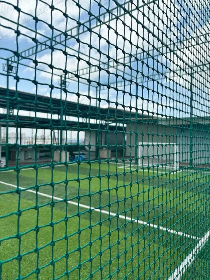 Futsal turf sports net and cricket pitch cages in Karachi - Tahira Syndicate
