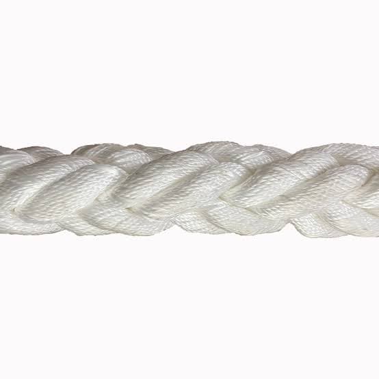 Low stretch industrial polyester rope coil