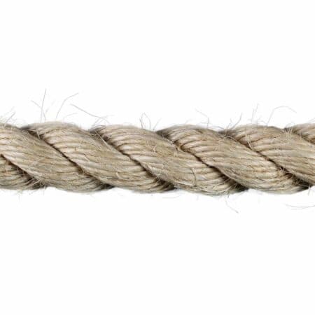 28mm natural sisal 3-strand fiber rope